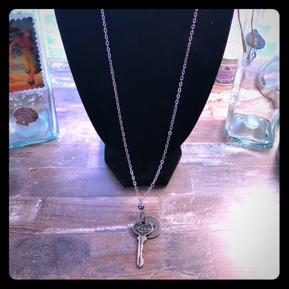 Unique Handmade Keychain Necklace